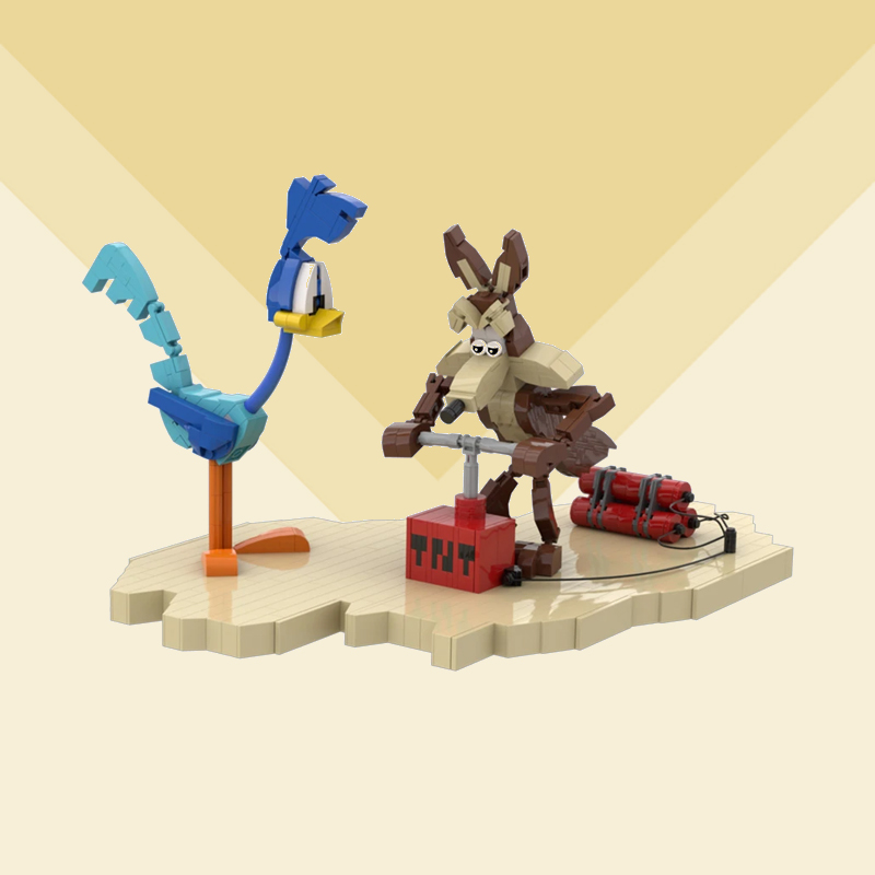 Roadrunner and Wile E Coyote