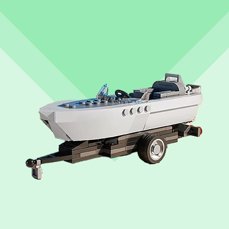 Trailer With Speedboat