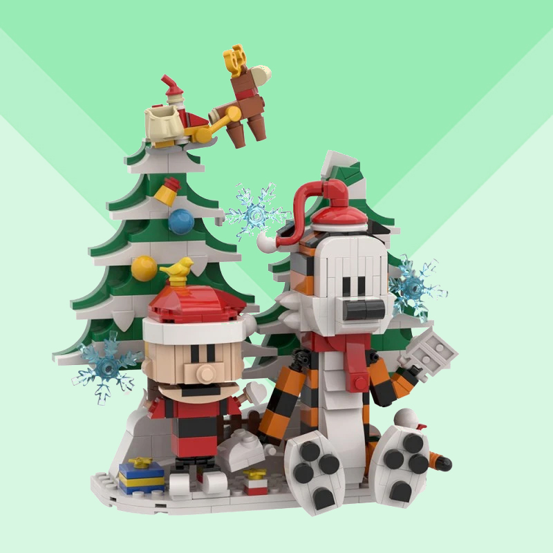 Hobbes and Calvin Christmas Version